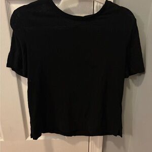 Banana Republic Black Short Sleeve Tee